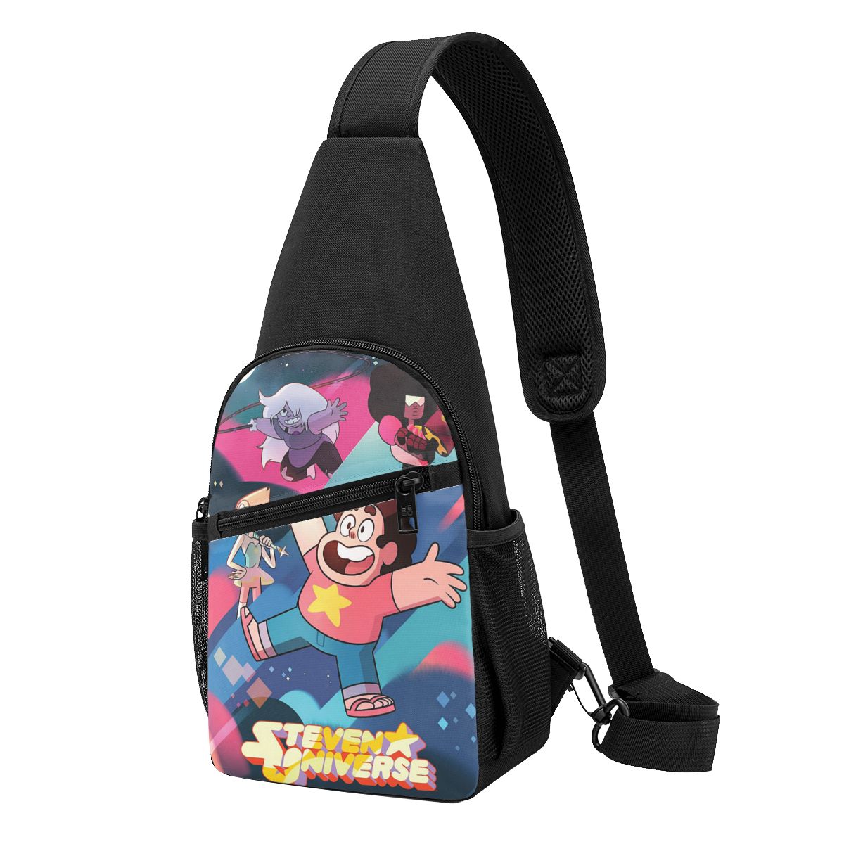 Sling Backpack Shoulder - Steven Universe Brusttasche für Herren, Sling-Crossbody-Rucksack,