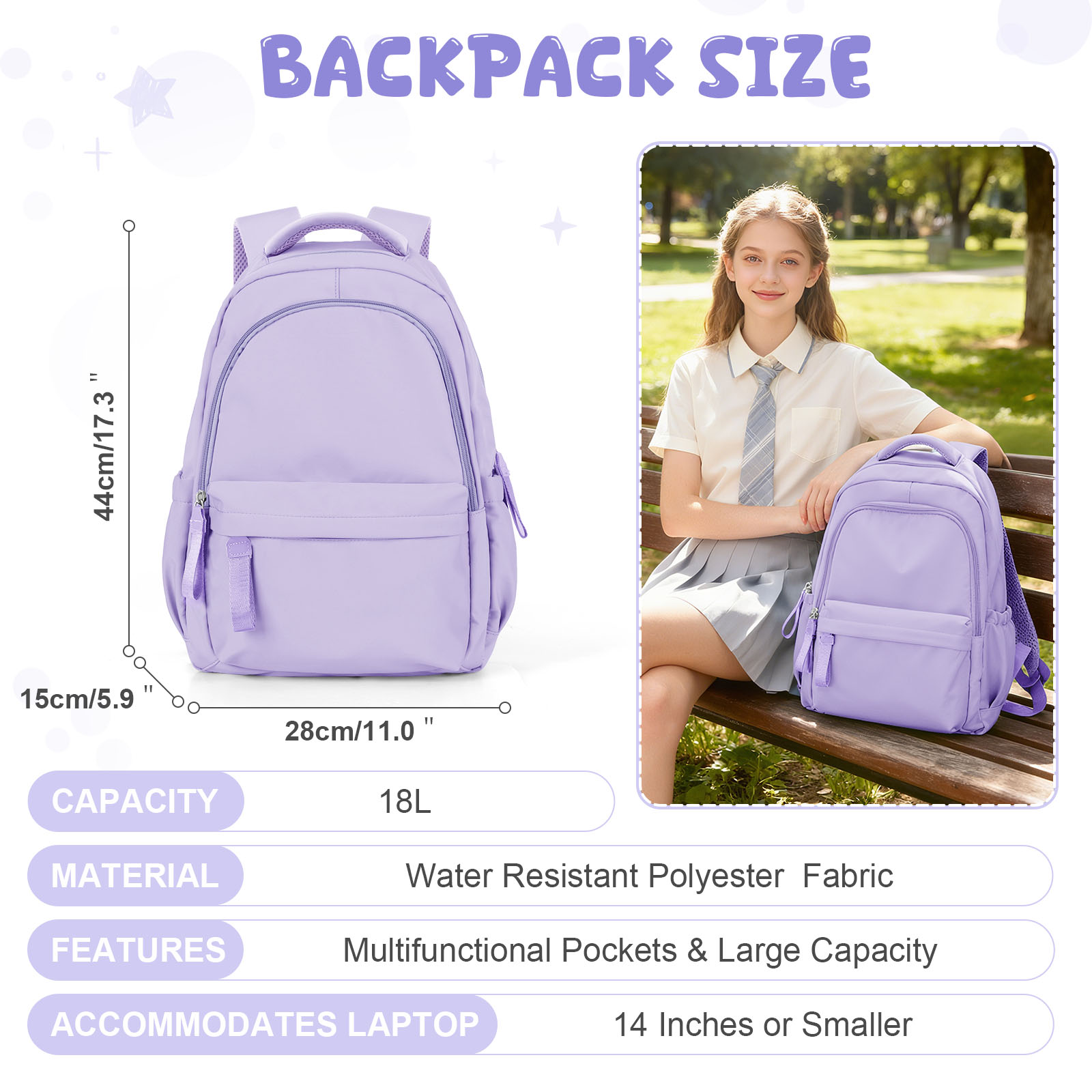 Teenager-Schulrucksäcke, lässi – Canvas Backpack Casual Bewertung und Preis