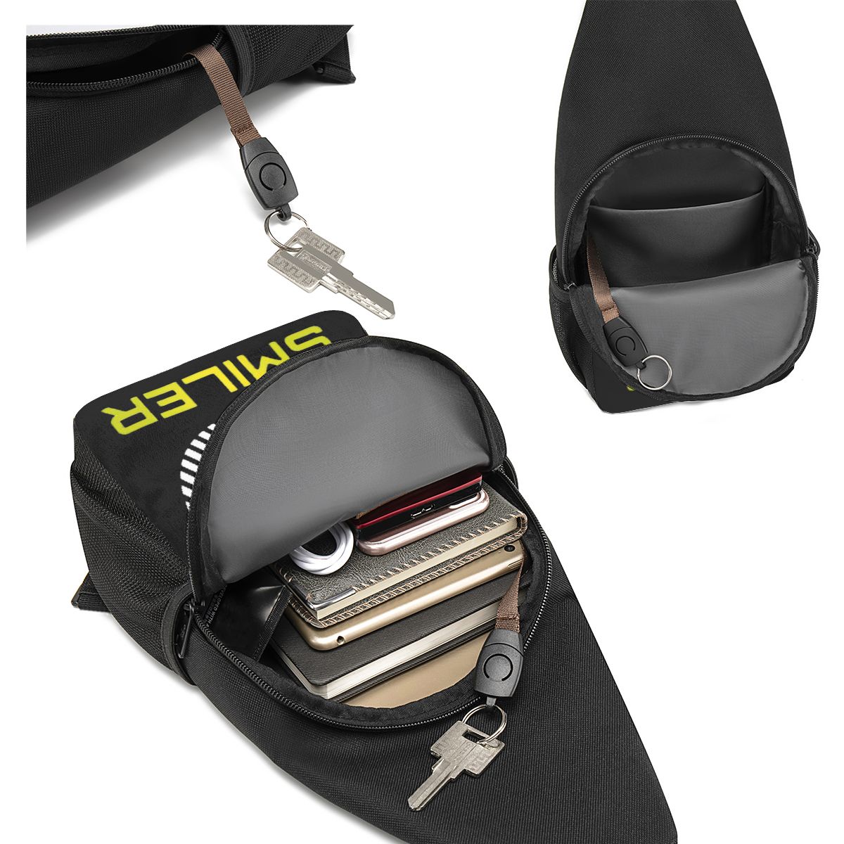 The Smiler Alton Towers Merch  – Sling Backpack Shoulder Bewertung und Preis