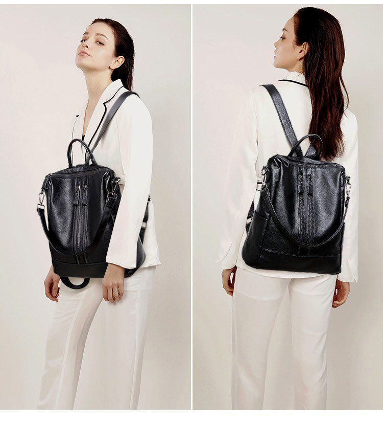 Frauen Weiches Leder Rucksack  – Mini Backpack Purse Bewertung und Preis